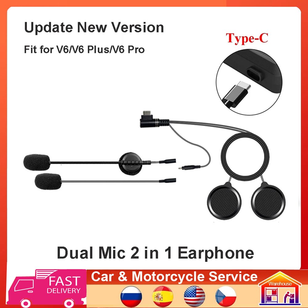 Type-C ̾ Ŀ 2 in 1  ũ V6 Plus      ׼